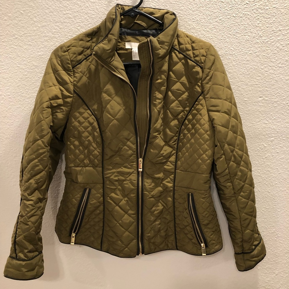 Olive Puffy Jacket